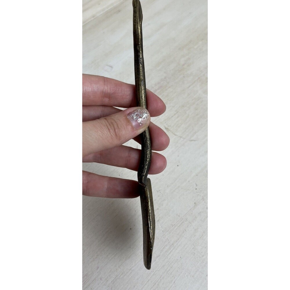 Small Brass Metal Shovel Spade Garden Tool Decoration 6.5 Inches Gift Spring - Picture 7 of 8